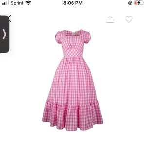 Hearts and found Ava dress plaid size M